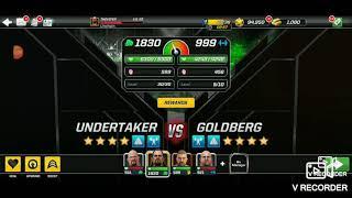 WWE MAYHEM 4STAR GOLDBERG VS 2STAR TRIPLE H