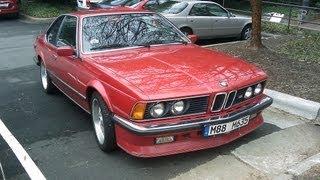 BMW M635CSI E24 exhaust sound