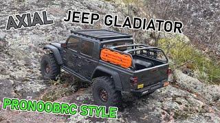 AXIAL SCX10-III Jeep Gladiator JT 4WD RTR: PRONOOBRC STYLE