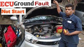 How To Diagnose Car ECU Ground Fault | No Crack No Start Tata Tiago