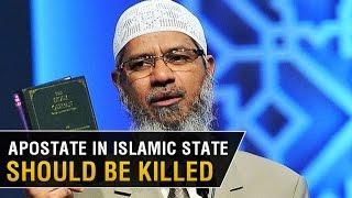 Zakir Naik Shocks Muslims Audience on the Fate of Apostate in Islam