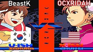 Street Fighter Alpha 3 - BeastK vs OCXRIDAH FT10