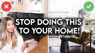 10 REASONS YOUR HOME LOOKS CHEAP | INTERIOR DESIGN MISTAKES