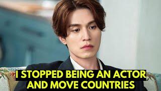 The SHOCKING TRUTH ABOUT LEE DONG WOOK want stop be an actor and move country