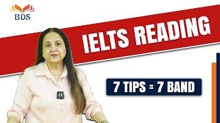 IELTS READING- 7 Tips = 7 Band