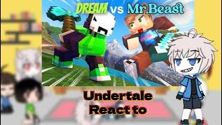 Dream VS MrBeast FINALE [Undertale Gang Reaction to]