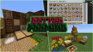 MINECRAFT 1.22 Should UPDATE FARMING!  Farmers Delight Mod Showcase!