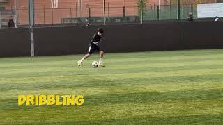 Dribbling shooting with left foot!!