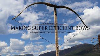 Making Super Efficient FAST Longbows - Traditional Archery Making a Bow