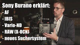 Sony Burano erklärt: AF, Vario-ND, IBIS, neuer Sucher, compressed RAW