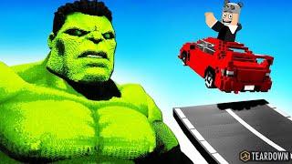 Araba ile Uç ve HULK Yok Et!! - Panda ile Teardown