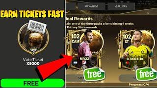 FREE Vote Tickets , New Redeem Codes & Pack Openings Glitch in FC Mobile 25