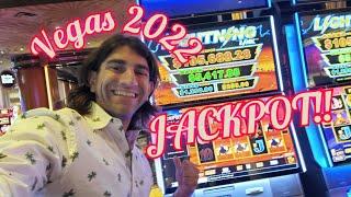 Vegas 2022, Jackpot Number 1 @ The MGM Grand.  Lightning Link Sahara Gold,  $0.25 Denom, $12.50 bet.