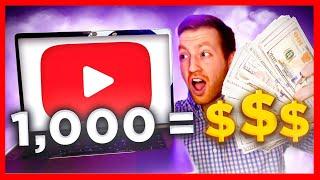 How Much YouTube Pays for 1,000 Views in 2025