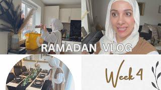 Ramadan Vlog | Ramadan week 4, last week of Ramadan, school run, grocery, family time, iftar,