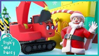 MERRY CHRISTMAS from Digley and Dazey    ️ | Kids Construction Truck Cartoons