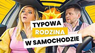 TYPOWA RODZINKA W SAMOCHODZIE 