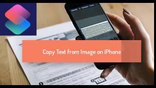 Copy Text from Image on iPhone with OCR Siri Shortcuts