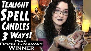 EASY BUDGET WITCHCRAFT, Tealight Spell Candles 3 Ways to To Do It!