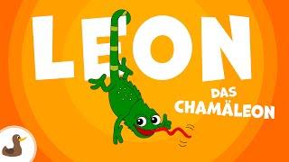 Leon, das Chamäleon | Lustige Tierlieder | Lila Luftikus | Sing Kinderlieder