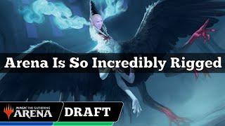 Arena Is So Incredibly Rigged | Duskmourn Draft | MTG Arena