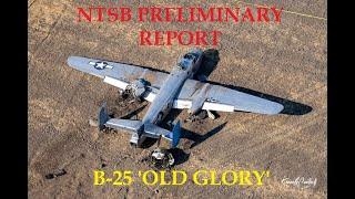 B-25 'Old Glory' NTSB Preliminary Report + B-777 AQP