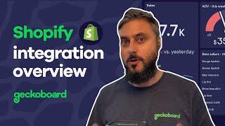 Make Shopify dashboards with Geckoboard - monitor all your store's key data in one place