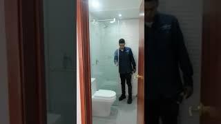 DIVISIONES DE BAÑO EN VIDRIO TEMPLADO EN BOGOTA SISTEMA CORREDIZA  RS2 – INGEVIDRIOS-3102660502