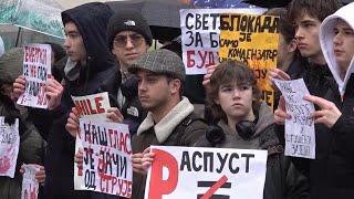 Belgrade protest marks Novi Sad railway station tragedy