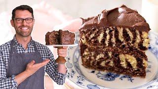 How to Make a Zebra Cake | Preppy Kitchen