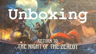 Arkham Horror Return To The Night Of The Zealot - Unboxing