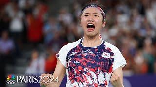 South Korea SMASHES its way to Olympic gold in women's badminton | Paris Olympics | NBC Sports