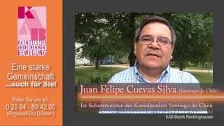 KAB 04/2 Juan Felipe Cuevas Silva aus Santiago de Chile zum Welttreffen in Haltern am See.