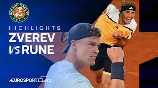 Alexander Zverev vs Holger Rune | Round 4 | French Open 2024 Extended Highlights 