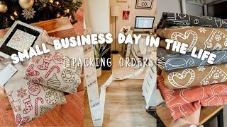 Small Business Vlog | Packing Orders | Day in the Life | Happy New Year