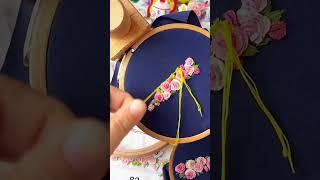 Beautiful Embroidery Work | embroidery Tutorial | #embroidery #stitch #shortsfeed #shorts