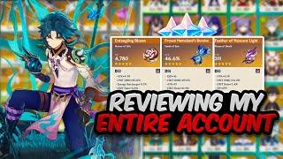 I SPENT 3 YEARS FOR THESE BUILDS! Reviewing My ENTIRE Account... (Genshin Impact)