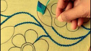 So attractive border line hand embroidery,Bordado à mão com borda tão atraente,التطريز جذاب جدا