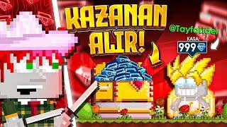 REMEDE EN ÇOK KATLAYAN TÜM BGLLERİ ALIR ! / Katlama Yarışı Yaptık  - Growtopia Casino