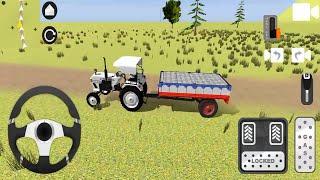 Echer Tractor Trolley Cargo Farming Simulation Indian Tractor Simulator Game - eDroidGameplaysTV