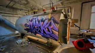 4 NEW GRAFFITI IN THE DEMOLITION HOUSE - DARK TECHNO - HESKY ONE 2022