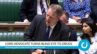 Lord Advocate turns blind eye to drugs