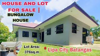 BUNGALOW HOUSE AND LOT FOR SALE3BEDROOMS| LOCATED LIPA CITY BATANGAS.