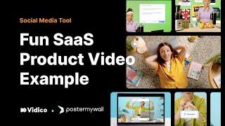 SaaS Product Video Example: PosterMyWall x Vidico