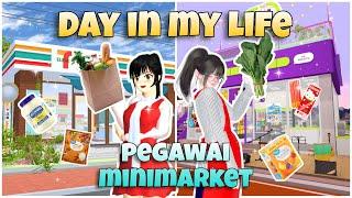 DAY IN MY LIFE PEGAWAI MINIMARKET || Collab ZEPETO*SAKURASCHOOL