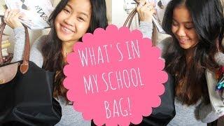 What's In My School Bag! (College Edition!) | rachspeed