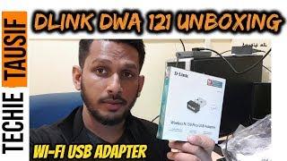 Dlink DWA 121 Wifi Adapter Unboxing || Techie Tausif