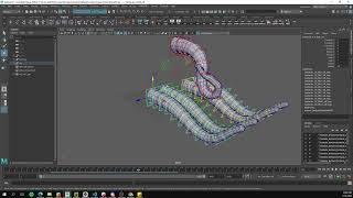 Automatic Tentacle Procedural Rigging with Python