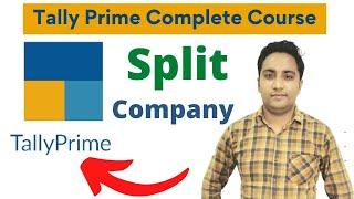 How to Split company in Tally Prime | Split company in Tally 2023 | Tally Prime full Course Hindi |