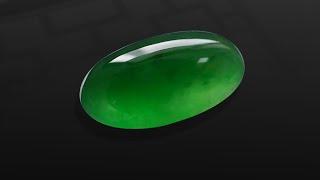 Jadeite gemstone 6.02 ct rich green with oval shape l Quick Jadeite review by Dalay jewelry